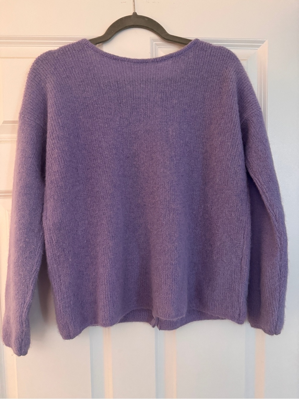 Sézane Gaspard Lilac Knit Crewneck Sweater - Picture 4 of 5